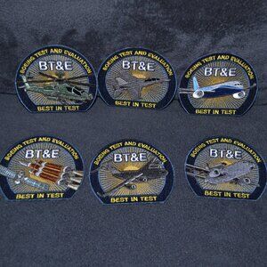 6 Boeing Test and Evaluation Best In Test Aviation Patches